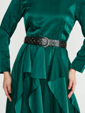 2143071- Long Sleeve Maxi Dress - Montania Shop
