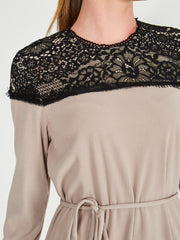 2105039- Lace Top Blouse - Montania Shop