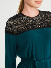 2105039- Lace Top Blouse - Montania Shop